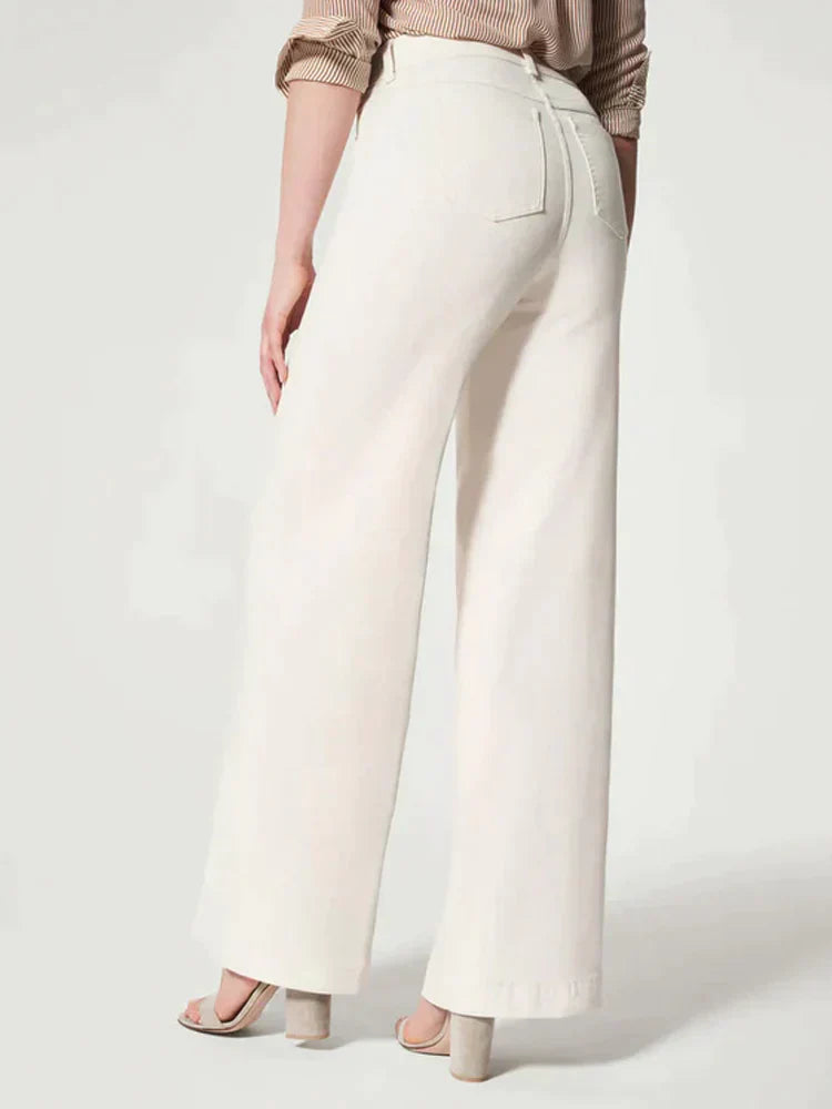 Rosalind | Wide-Leg Jeans Mid Blue Denim High-Waist for Women
