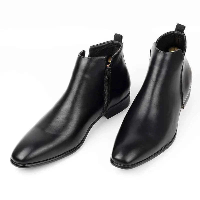 Edmund | Chelsea Boots Tan Leather Slip-On for Men