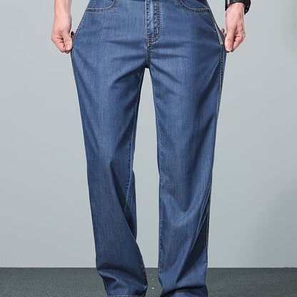 Sandy | Straight-Leg Jeans Blue Denim Relaxed Fit for Men