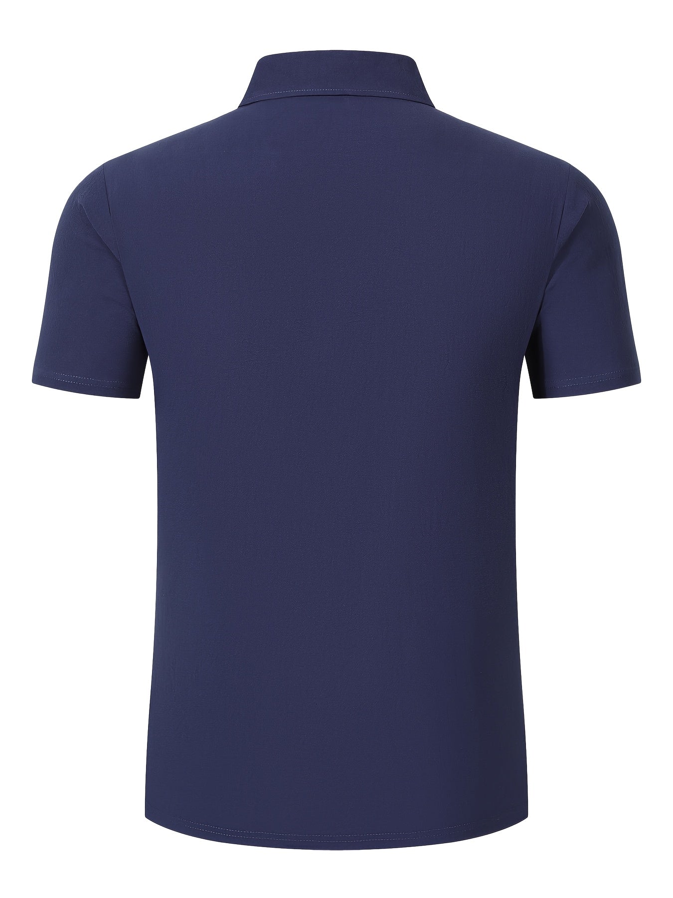 Fergus | Polo Shirt White Cotton-Linen Short Sleeve for Men