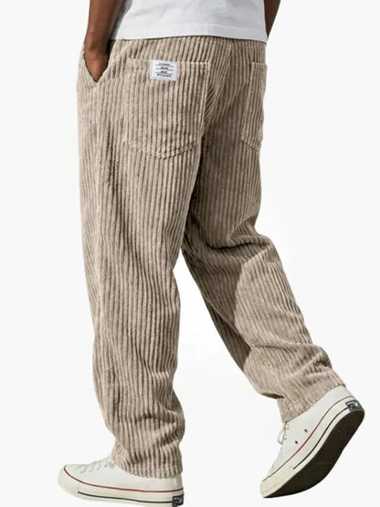 Sinclair | Trousers Grey Corduroy Relaxed Fit for Men