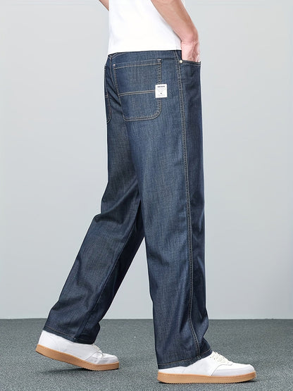 Sandy | Straight-Leg Jeans Blue Denim Relaxed Fit for Men