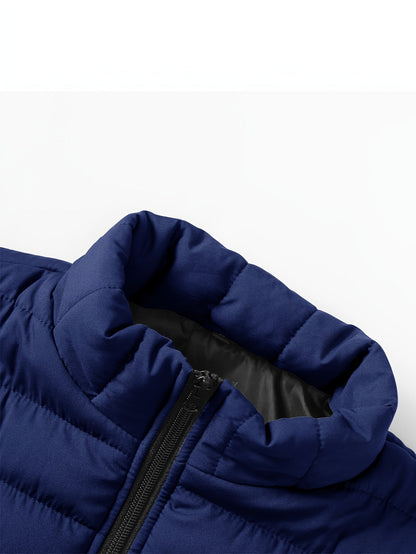 Juniper | Quilted Gilet Olive Green Stand Collar Lightweight for Women