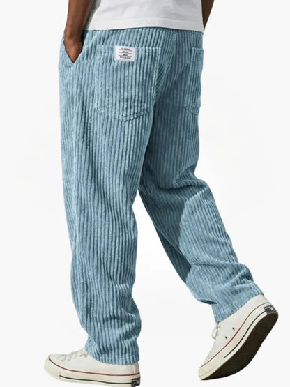 Sinclair | Trousers Grey Corduroy Relaxed Fit for Men