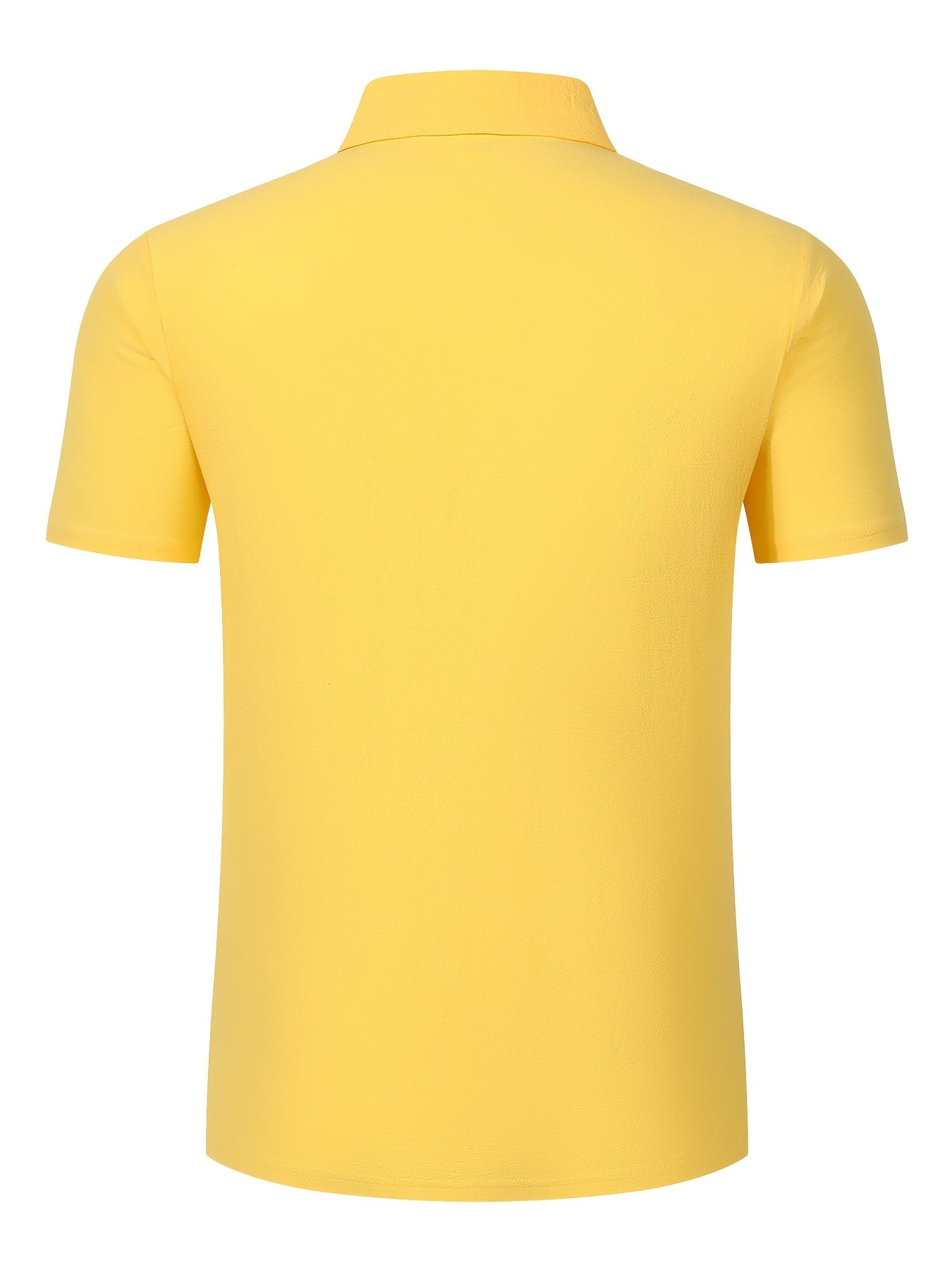 Fergus | Polo Shirt White Cotton-Linen Short Sleeve for Men