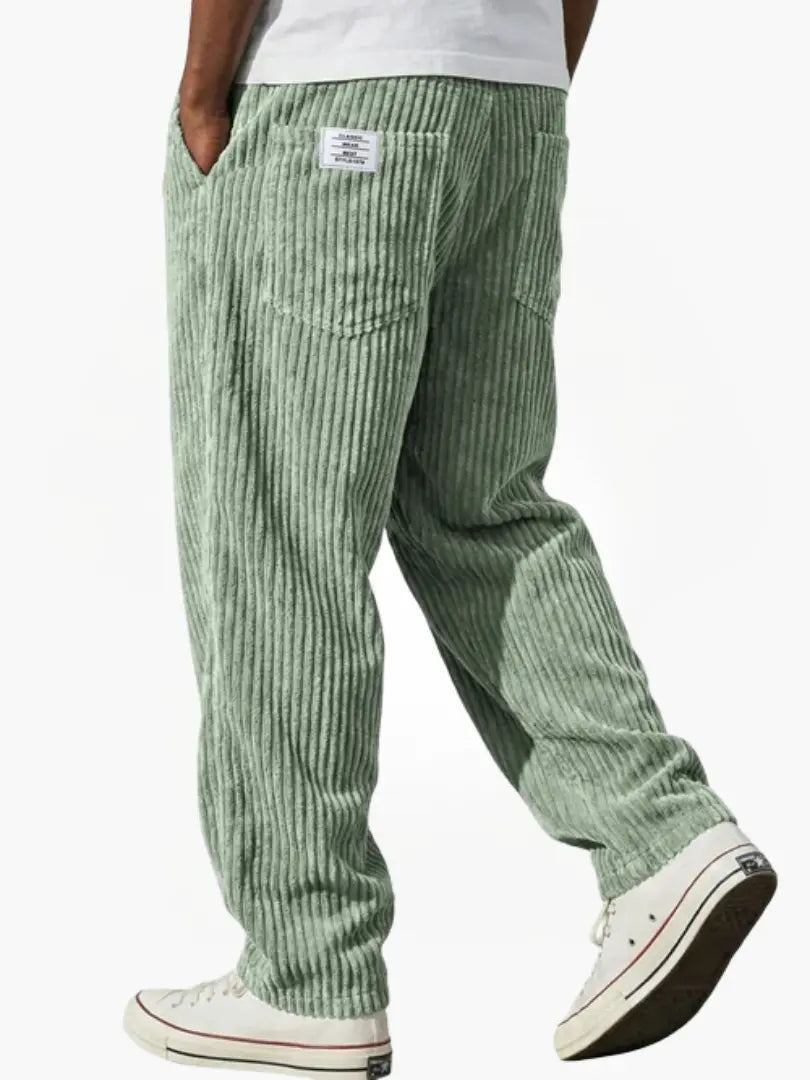 Sinclair | Trousers Grey Corduroy Relaxed Fit for Men