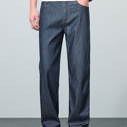 Sandy | Straight-Leg Jeans Blue Denim Relaxed Fit for Men