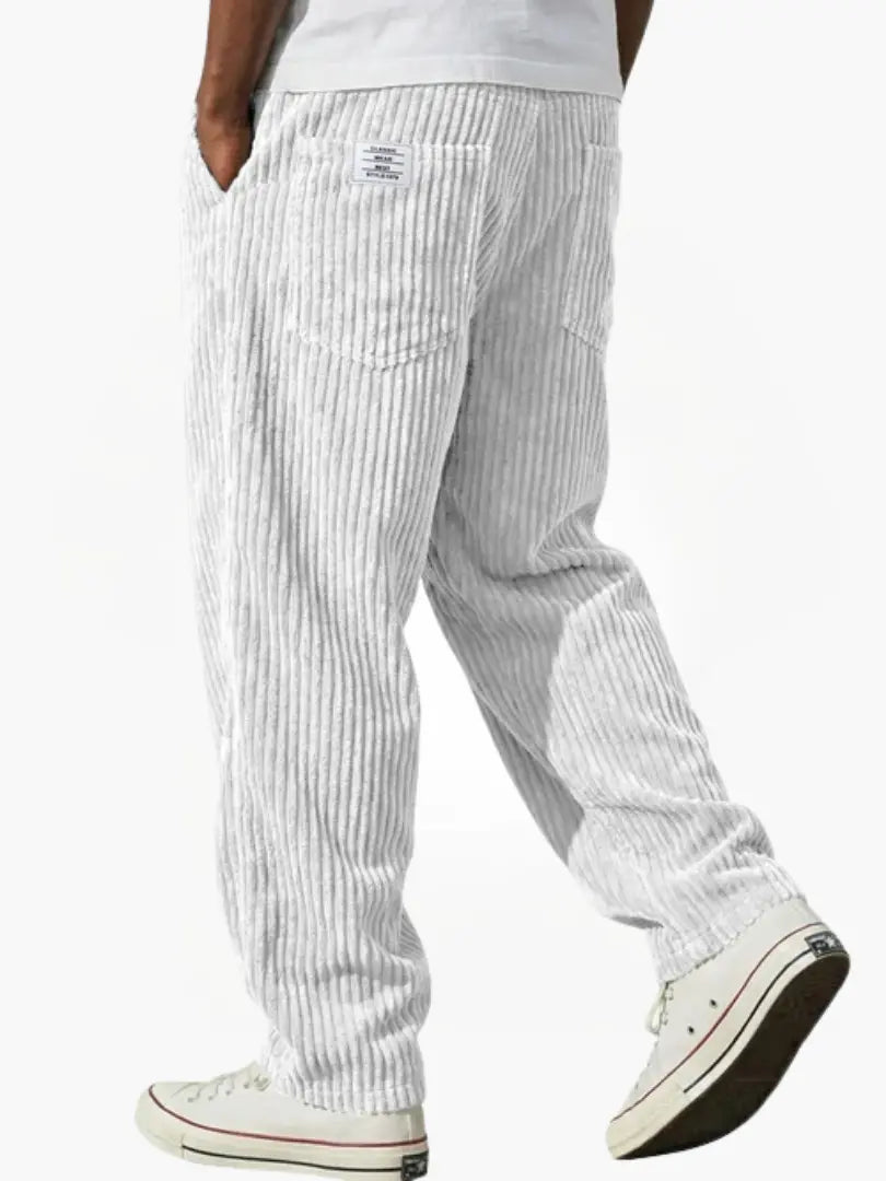Sinclair | Trousers Grey Corduroy Relaxed Fit for Men