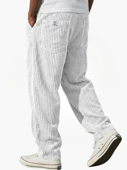 Sinclair | Trousers Grey Corduroy Relaxed Fit for Men