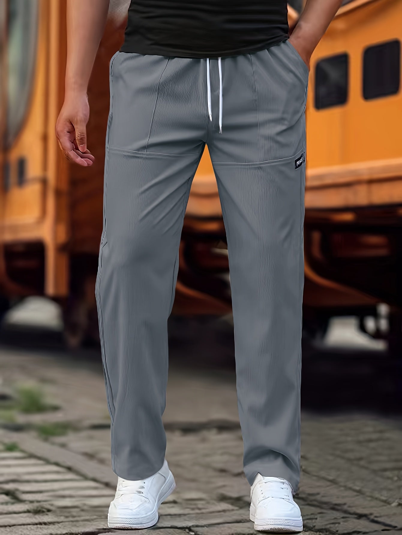 Kenneth | Trousers Navy Stretch Regular Fit for Men