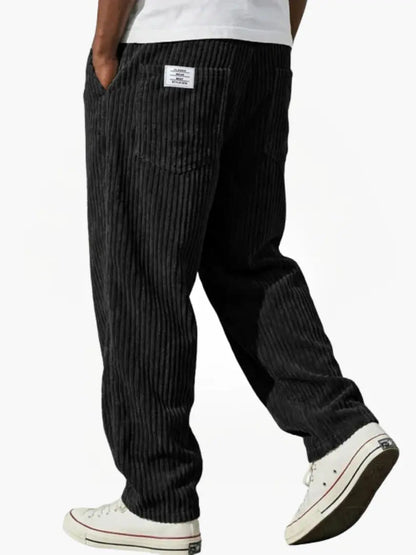 Sinclair | Trousers Grey Corduroy Relaxed Fit for Men