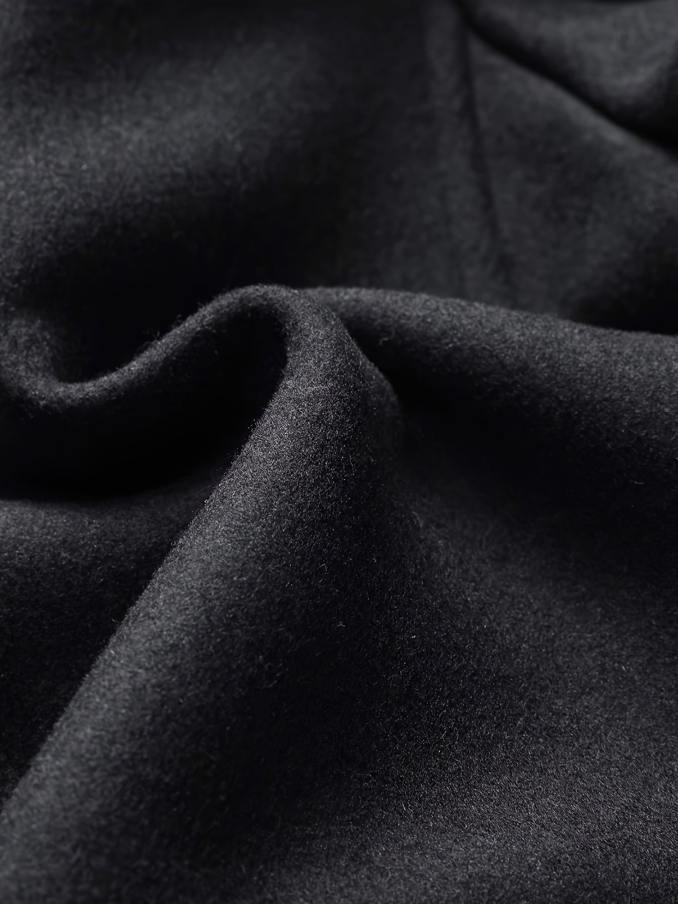 Winifred | Tailored Overcoat Black Wool Blend Single-Breasted for Women