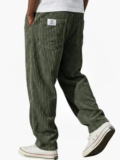 Sinclair | Trousers Grey Corduroy Relaxed Fit for Men