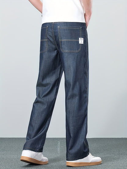Sandy | Straight-Leg Jeans Blue Denim Relaxed Fit for Men