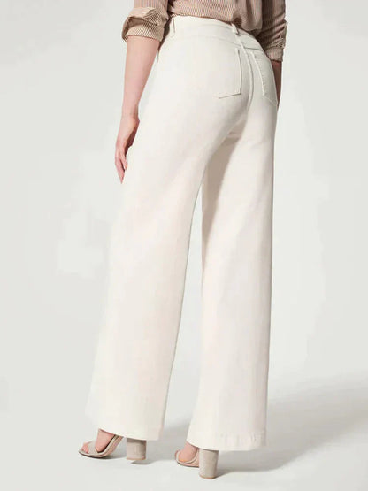 Rosalind | Wide-Leg Jeans Mid Blue Denim High-Waist for Women