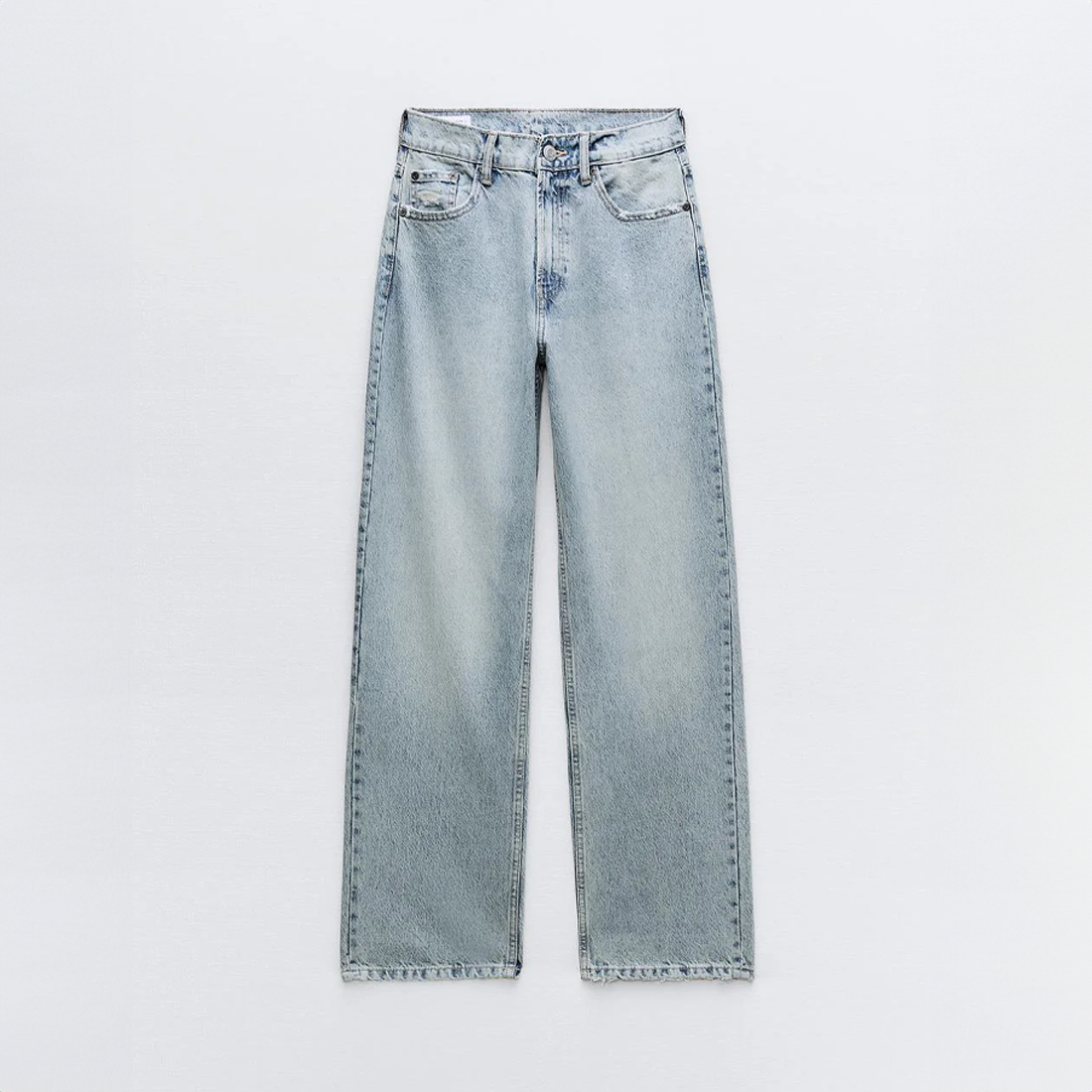 Adelaide | Jeans Light Blue Denim Ripped Wide-Leg Vintage for Women