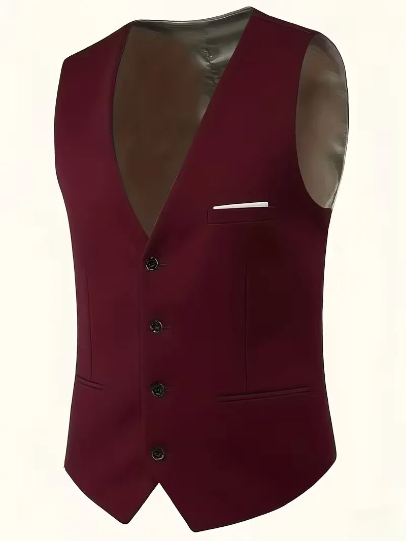 Montgomery | Suit Ivory Slim Fit Three-Piece Notch Lapel for Men