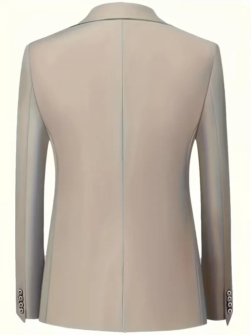Montgomery | Suit Ivory Slim Fit Three-Piece Notch Lapel for Men