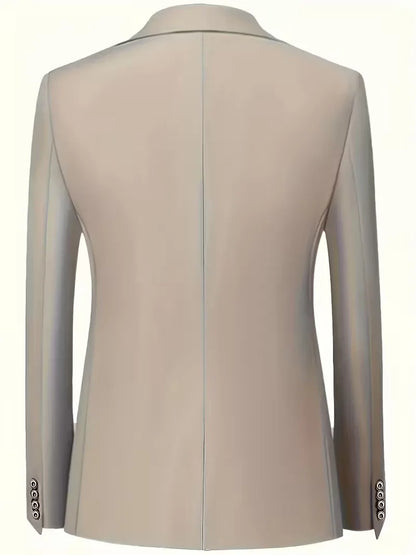 Montgomery | Suit Ivory Slim Fit Three-Piece Notch Lapel for Men