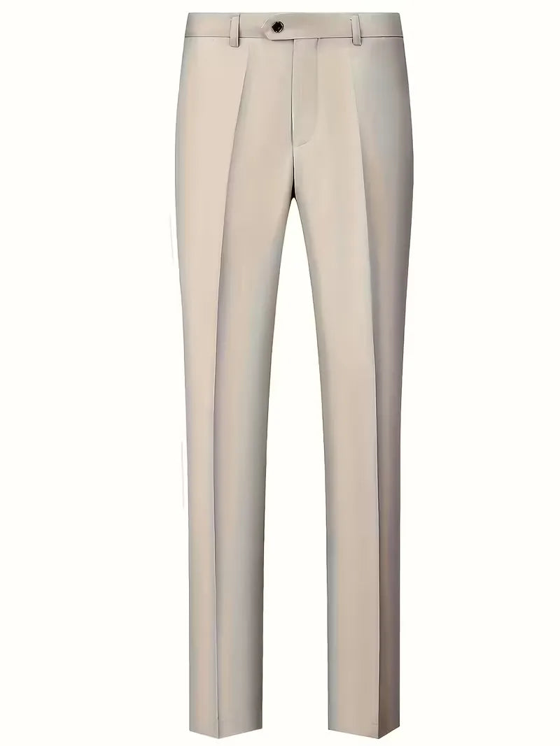 Montgomery | Suit Ivory Slim Fit Three-Piece Notch Lapel for Men