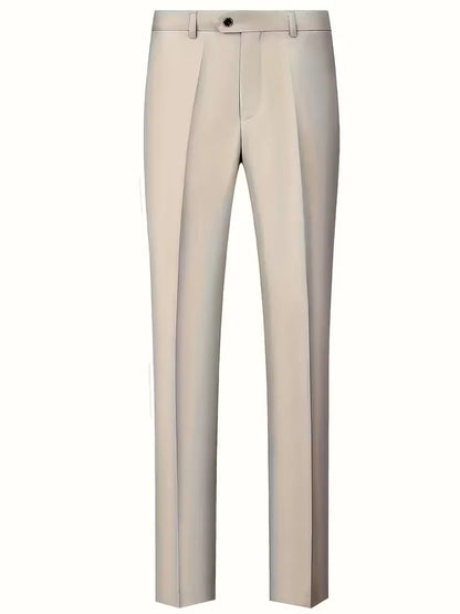 Montgomery | Suit Ivory Slim Fit Three-Piece Notch Lapel for Men