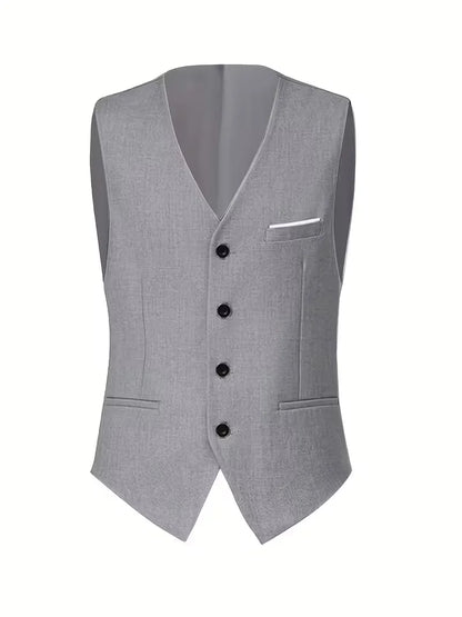 Montgomery | Suit Ivory Slim Fit Three-Piece Notch Lapel for Men