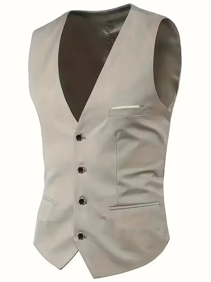 Montgomery | Suit Ivory Slim Fit Three-Piece Notch Lapel for Men