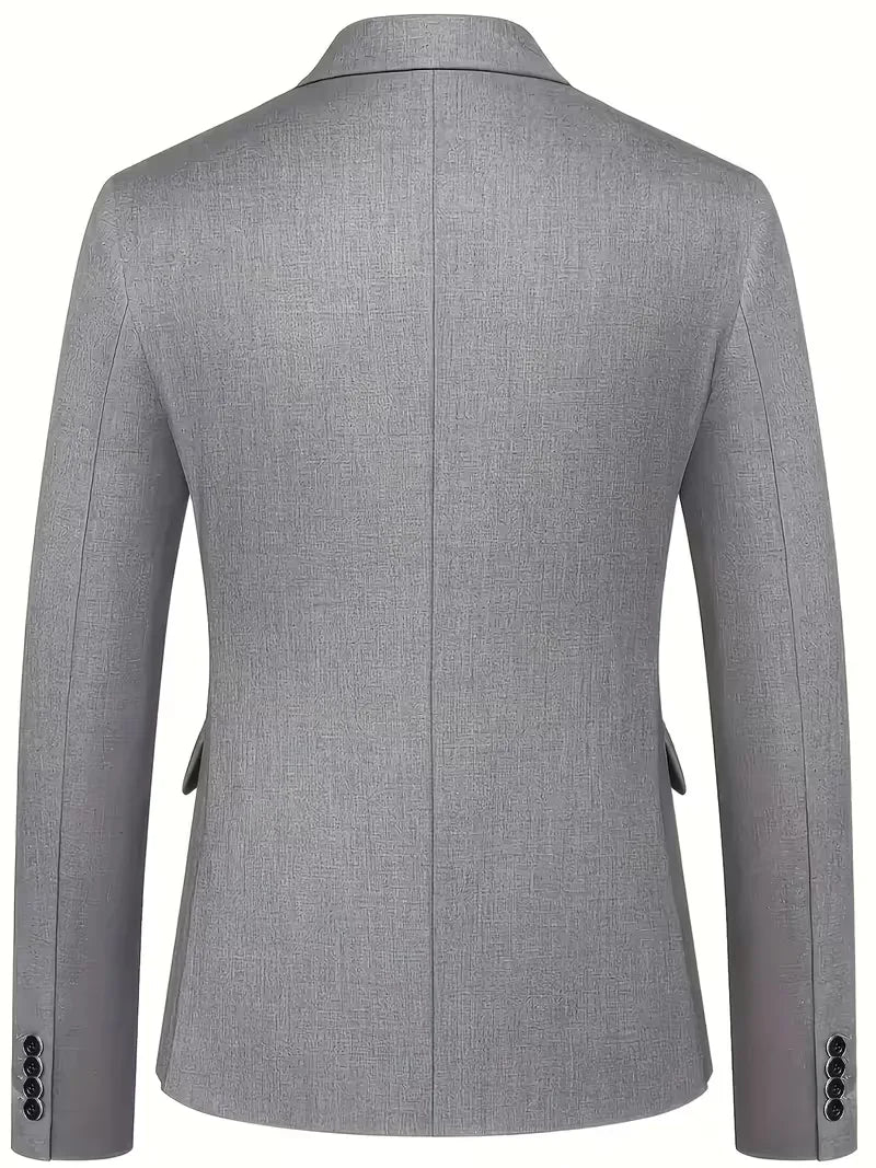 Montgomery | Suit Ivory Slim Fit Three-Piece Notch Lapel for Men