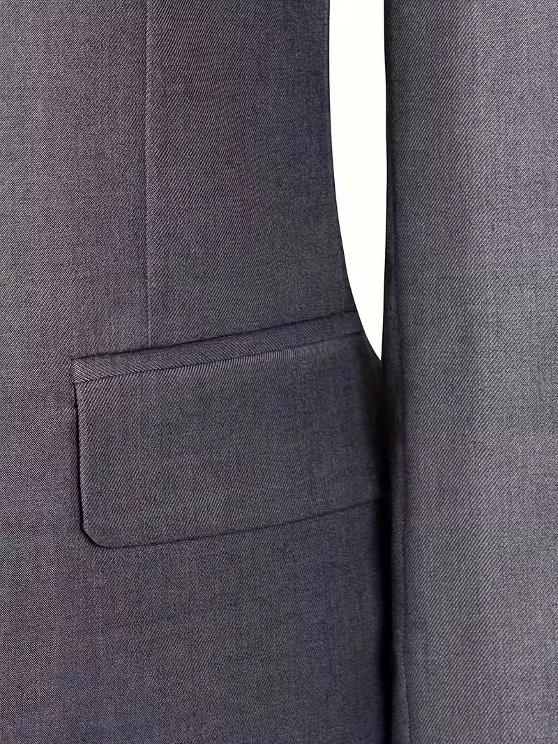 Montgomery | Suit Ivory Slim Fit Three-Piece Notch Lapel for Men