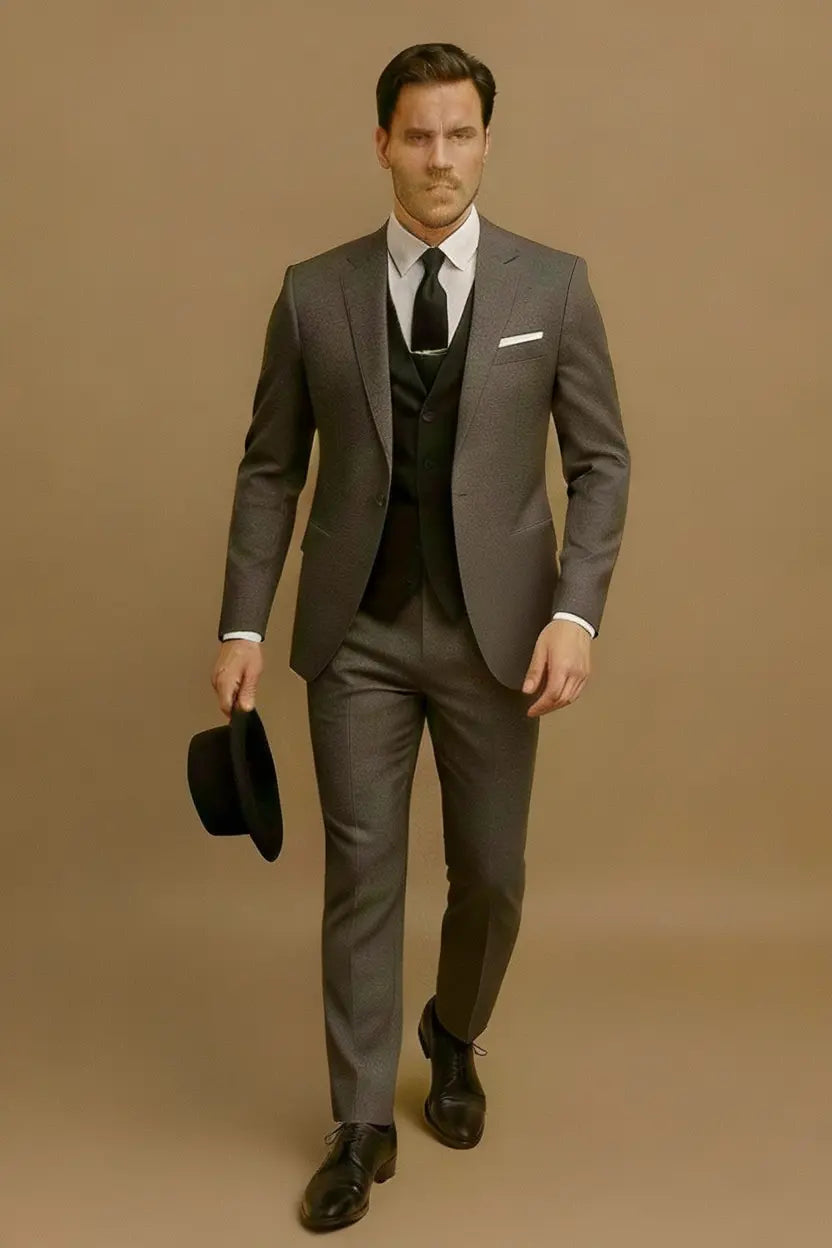 Benedict | Suit Emerald Green Three-Piece Slim Fit for Men