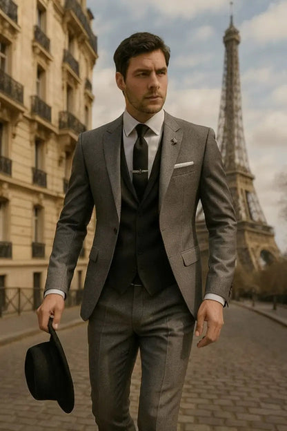 Benedict | Suit Emerald Green Three-Piece Slim Fit for Men