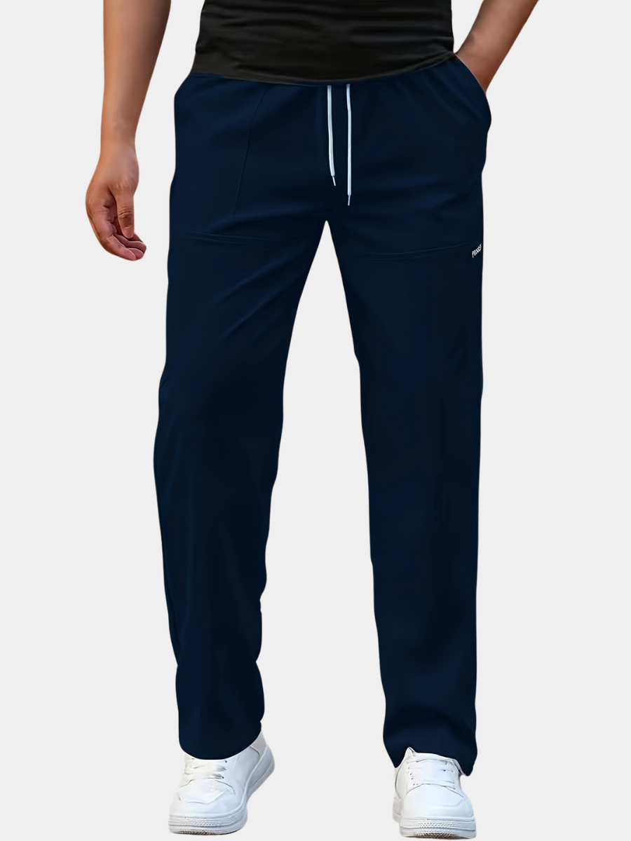 Kenneth | Trousers Navy Stretch Regular Fit for Men