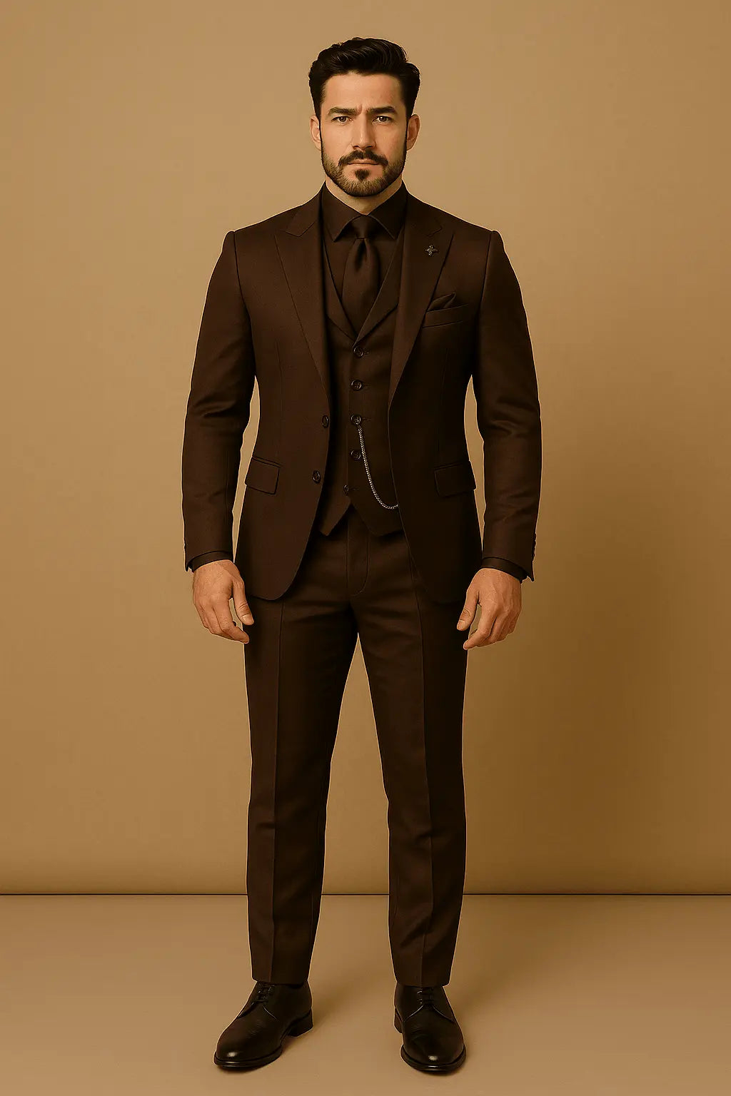 Benedict | Suit Emerald Green Three-Piece Slim Fit for Men