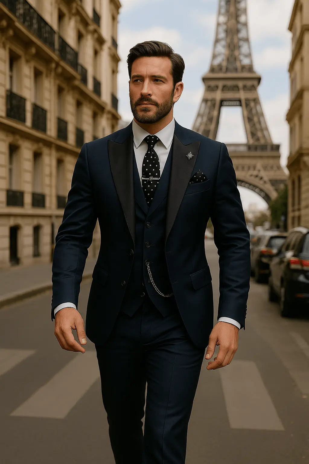 Benedict | Suit Emerald Green Three-Piece Slim Fit for Men