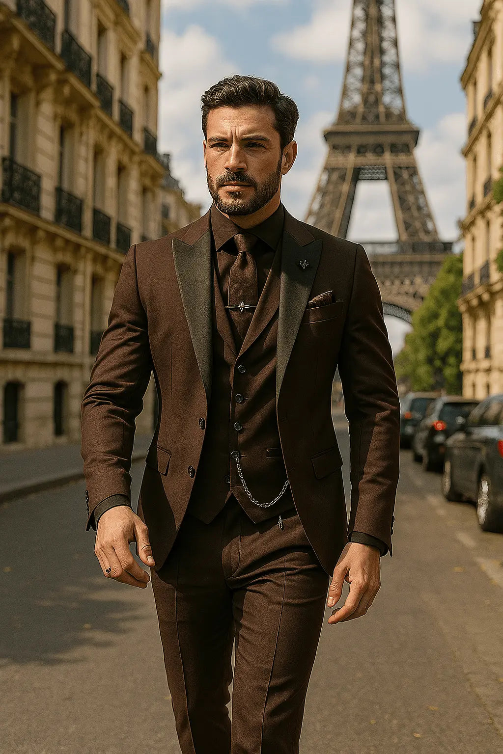 Benedict | Suit Emerald Green Three-Piece Slim Fit for Men