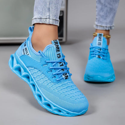 Bessie | Sporty Trainers Knit Lace-Up for Women