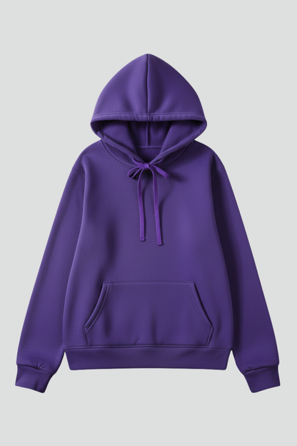 Eliza | Hoodie Purple Fleece Oversized Fit for Women