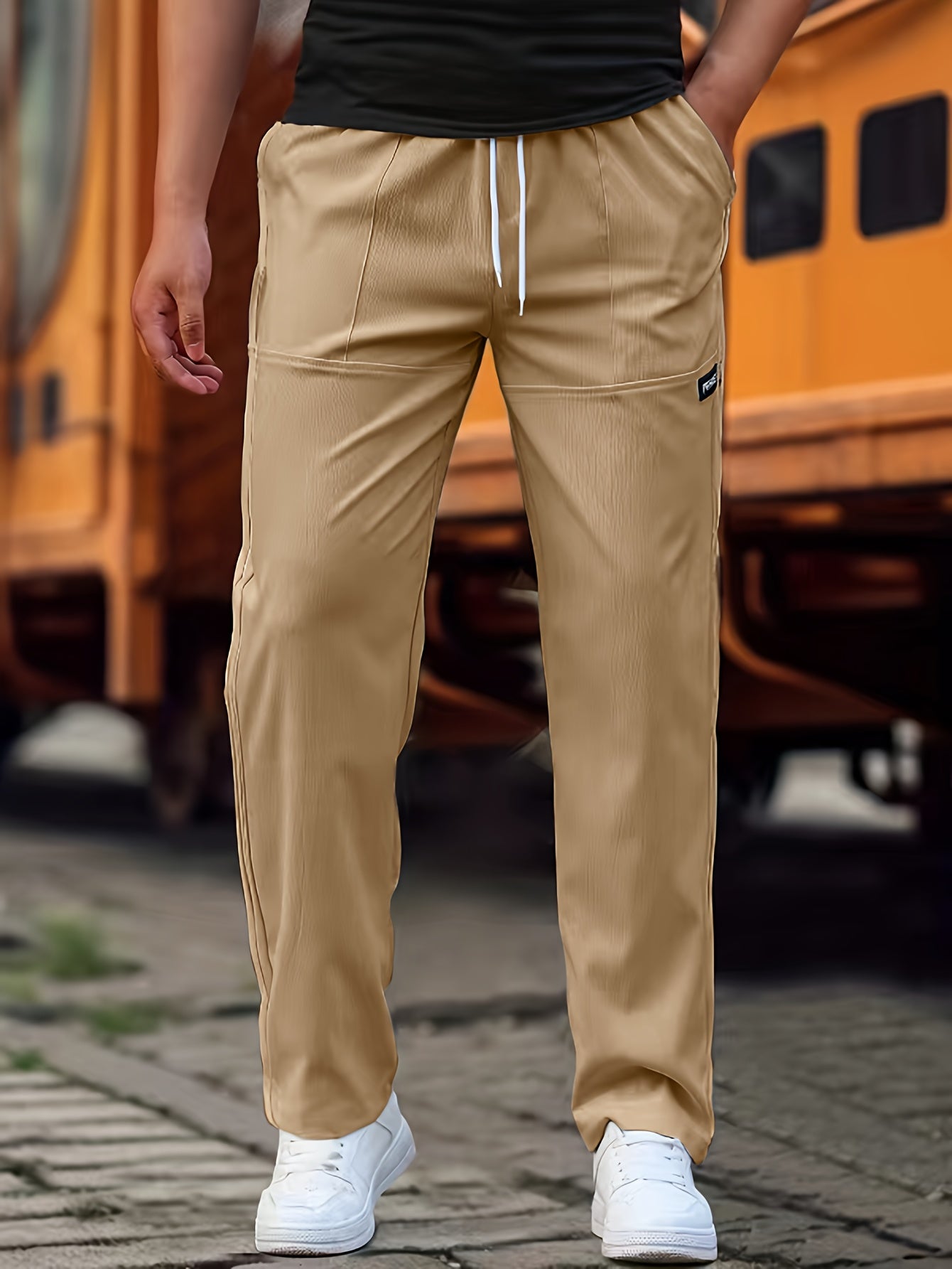 Kenneth | Trousers Navy Stretch Regular Fit for Men