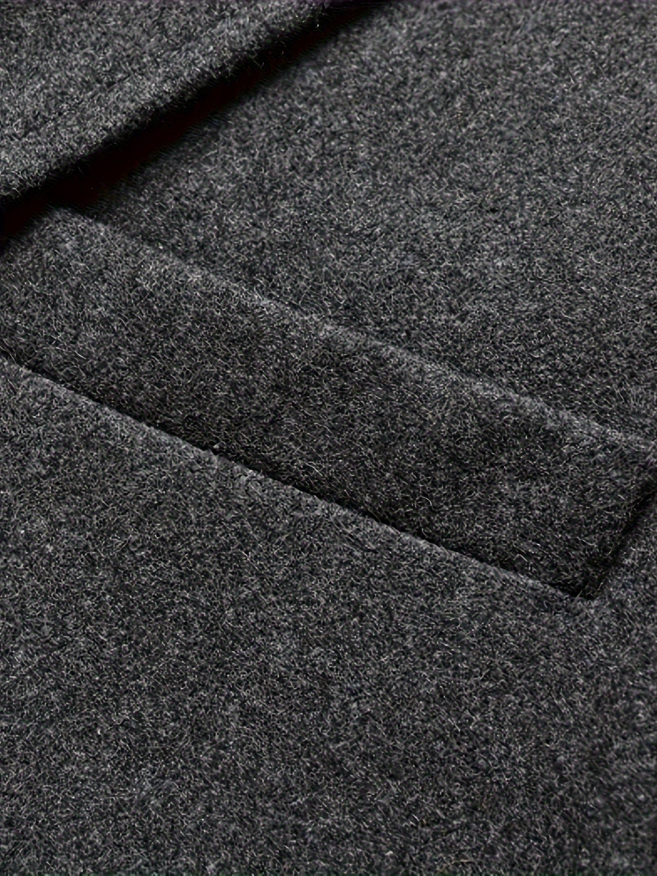 Delia | Long Overcoat Grey Wool Blend Tailored Button Front for Women