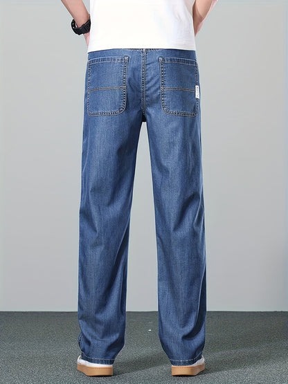 Sandy | Straight-Leg Jeans Blue Denim Relaxed Fit for Men