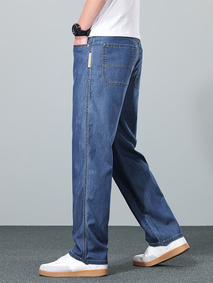 Sandy | Straight-Leg Jeans Blue Denim Relaxed Fit for Men