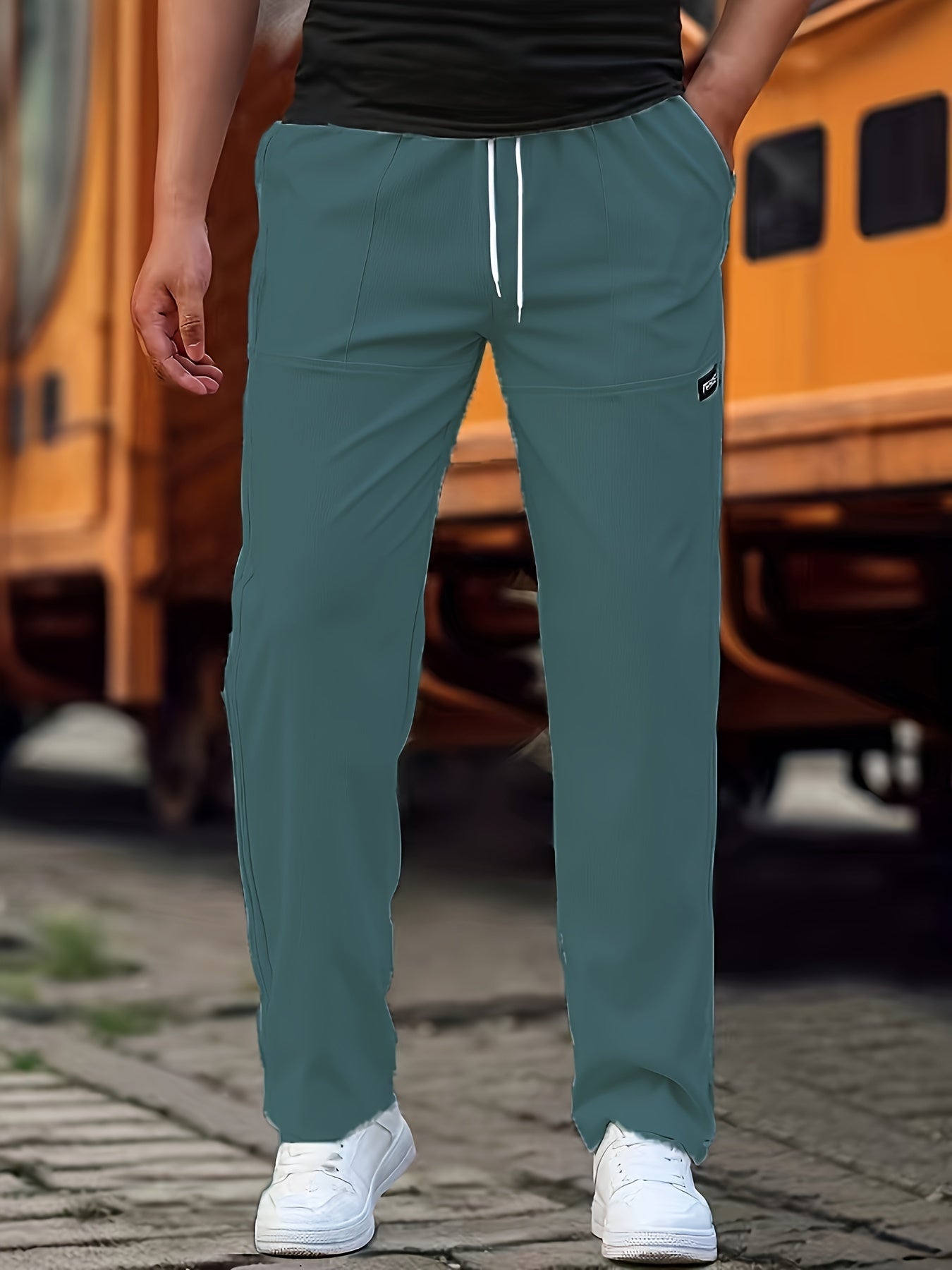 Kenneth | Trousers Navy Stretch Regular Fit for Men