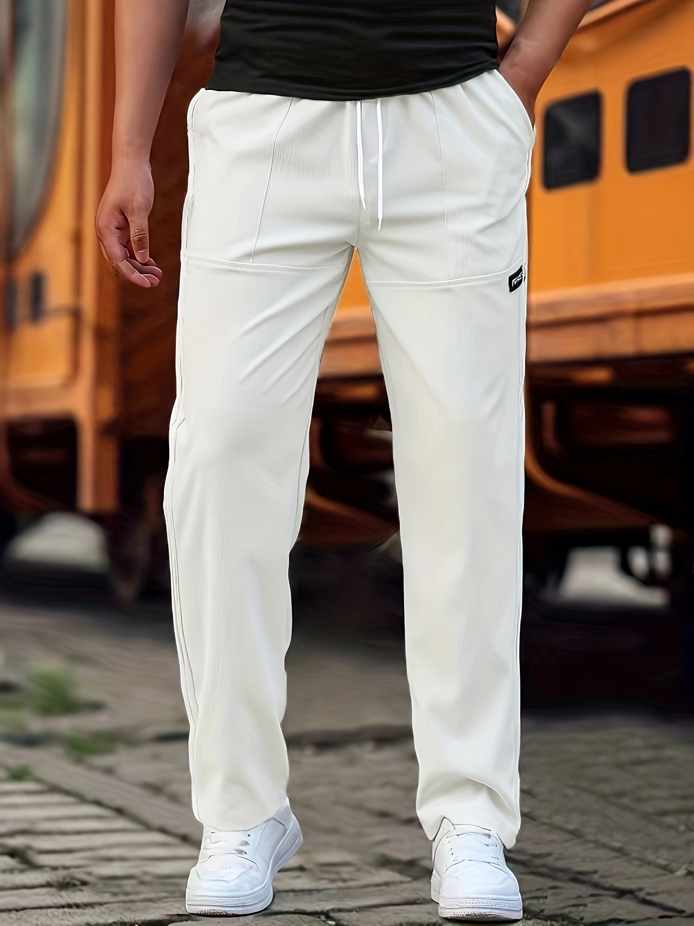 Kenneth | Trousers Navy Stretch Regular Fit for Men