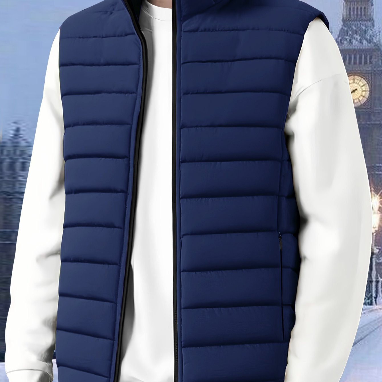 Juniper | Quilted Gilet Olive Green Stand Collar Lightweight for Women