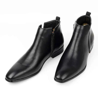 Edmund | Chelsea Boots Tan Leather Slip-On for Men