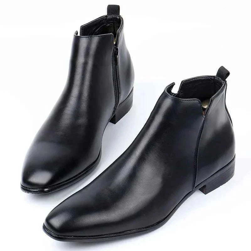 Edmund | Chelsea Boots Tan Leather Slip-On for Men