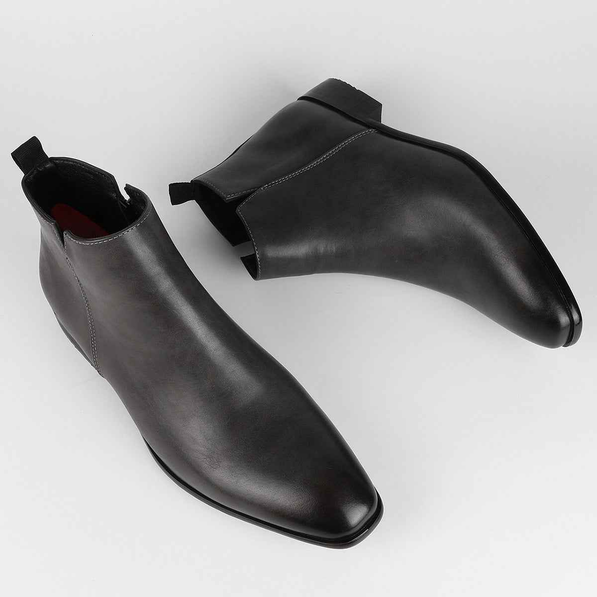 Edmund | Chelsea Boots Tan Leather Slip-On for Men