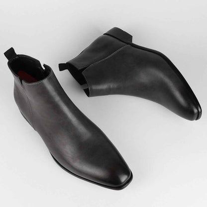Edmund | Chelsea Boots Tan Leather Slip-On for Men