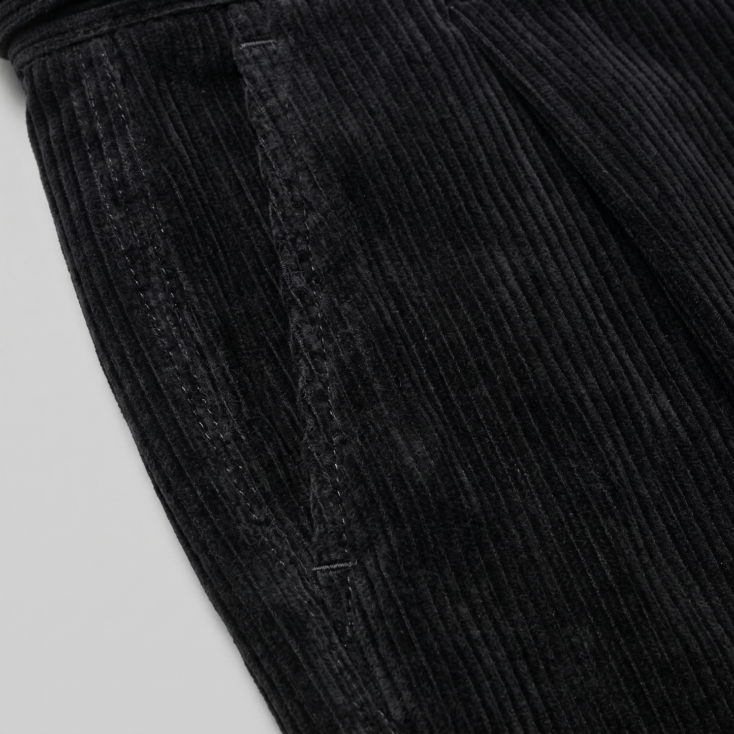 Crispin | Corduroy Trousers Beige Pleated Regular Fit for Men