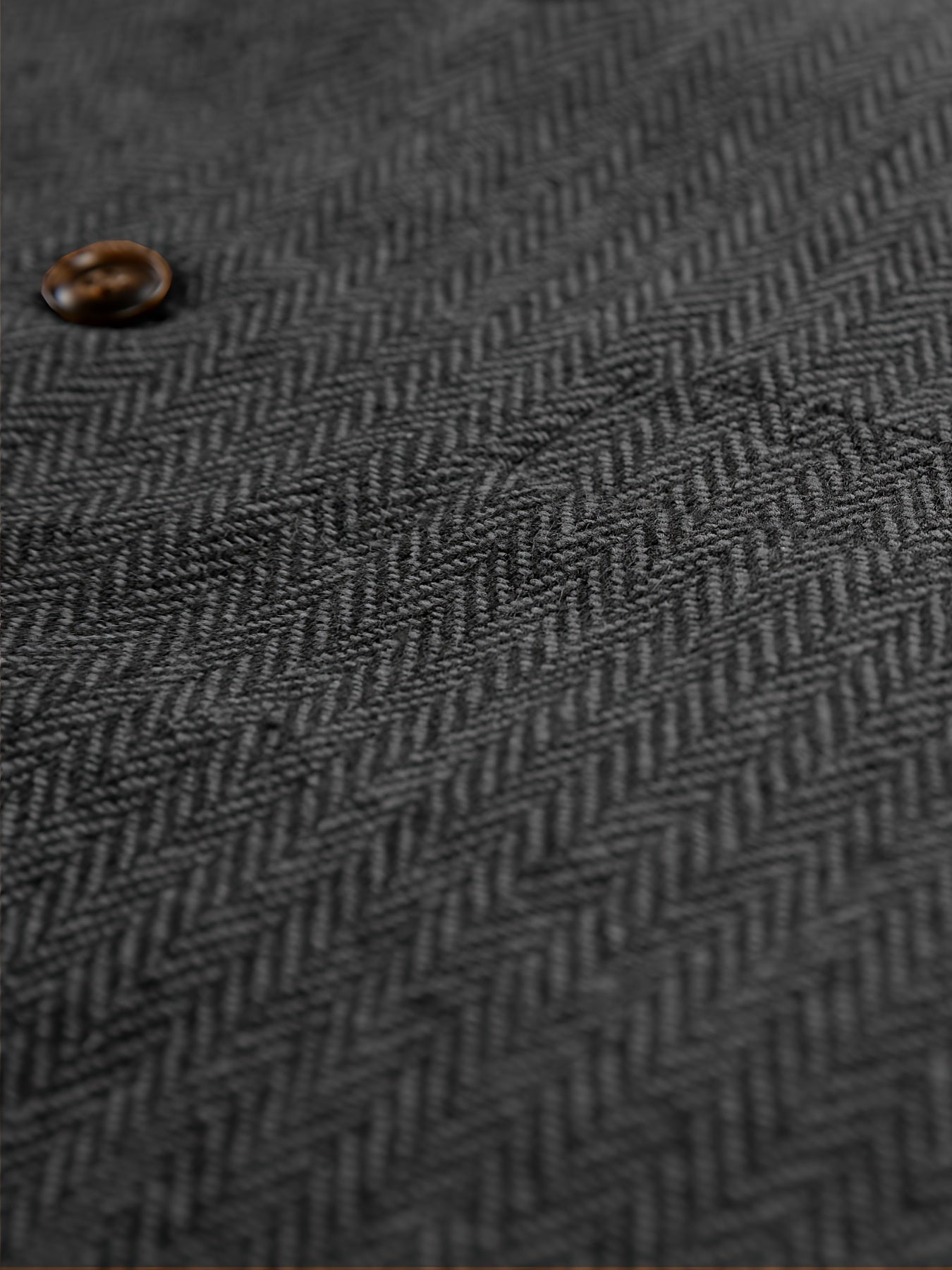 Etta | Waistcoat Brown Herringbone Tweed Notched Lapel for Women